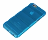iPhone 6 / 6S Bubble effaf Mavi Silikon Klf - Resim: 2