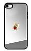 iPhone SE 2020 Tavan Figrl Aynal Silver Rubber Klf