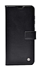 Kar Deluxe Samsung Galaxy A72 / A72 5G Czdanl Yan Kapakl Siyah Deri Klf