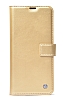 Kar Deluxe Samsung Galaxy A14 Kapakl Czdanl Gold Deri Klf