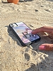 Dafoni Glossy iPhone XS Max Kiiye zel Harf Purple Effect Klf - Resim: 1