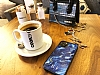 Dafoni Glossy Samsung Galaxy Note 10 Plus Kiiye zel ki Harf Simli Mavi Mermer Klf - Resim: 7