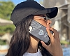 Dafoni Hologram iPhone 14 Pro Max Kiiye zel isimli Diamond Klf - Resim 1