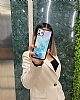 Dafoni Glossy Huawei P Smart 2019 Kiiye zel Simli Renkli Mermer Klf - Resim: 3