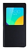 Meizu MX4 Pro Pencereli nce Kapakl Siyah Klf