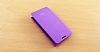 Nokia Lumia 720 nce Yan Kapakl Mor Klf - Resim: 1