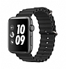 Ocean Apple Watch Siyah Silikon Kordon (42mm)