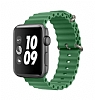 Ocean Apple Watch Koyu Yeil Silikon Kordon (42mm)