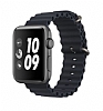 Ocean Apple Watch Midnight Silikon Kordon (45mm)
