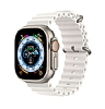 Ocean Apple Watch Ultra Starlight Silikon Kordon (49mm)