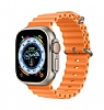 Ocean Apple Watch Ultra Turuncu Silikon Kordon (49mm)