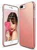 Ringke Slim iPhone 6 / 6S 360 Kenar Koruma Rose Gold Rubber Klf