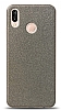Dafoni Huawei P20 Lite Silver Parlak Simli Telefon Kaplama