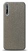 Dafoni Huawei Y8p Silver Parlak Simli Telefon Kaplama