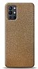 Dafoni OnePlus 9R Gold Parlak Simli Telefon Kaplama