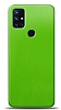 Dafoni OnePlus Nord N10 5G Metalik Parlak Grnml Yeil Telefon Kaplama