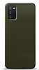 Dafoni Samsung Galaxy A03s Metalik Parlak Grnml Koyu Yeil Telefon Kaplama