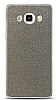 Dafoni Samsung Galaxy J5 2016 Silver Parlak Simli Telefon Kaplama