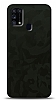 Dafoni Samsung Galaxy M31s Yeil Kamuflaj Telefon Kaplama