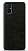 Dafoni Samsung Galaxy M51 Yeil Kamuflaj Telefon Kaplama