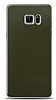 Dafoni Samsung Galaxy Note FE Metalik Parlak Grnml Koyu Yeil Telefon Kaplama