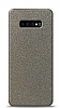 Dafoni Samsung Galaxy S10 Silver Parlak Simli Telefon Kaplama