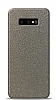 Dafoni Samsung Galaxy S10e Silver Parlak Simli Telefon Kaplama