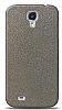 Dafoni Samsung Galaxy S4 Silver Parlak Simli Telefon Kaplama