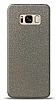 Dafoni Samsung Galaxy S8 Plus Silver Parlak Simli Telefon Kaplama
