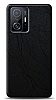 Dafoni Xiaomi 11T Siyah Electro Deri Grnml Telefon Kaplama