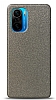 Dafoni Xiaomi Poco F3 Silver Parlak Simli Telefon Kaplama