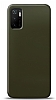 Dafoni Xiaomi Poco M3 Pro 5G Metalik Parlak Grnml Koyu Yeil Telefon Kaplama