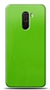 Dafoni Xiaomi Pocophone F1 Metalik Parlak Grnml Yeil Telefon Kaplama