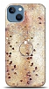 Eiroo Bright iPhone 13 Sulu Simli Gold Silikon Klf
