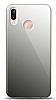 Eiroo Huawei P20 Lite Silikon Kenarl Aynal Siyah Klf