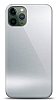 Eiroo iPhone 11 Pro Max Silikon Kenarl Aynal Silver Klf