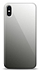 Eiroo iPhone X / XS Silikon Kenarl Aynal Siyah Klf