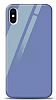 Eiroo iPhone X / XS Silikon Kenarl Mor Cam Klf