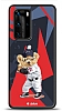Dafoni Art Huawei P40 Baseball Bear Klf