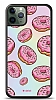 Dafoni Hologram iPhone 11 Pro Max Pembe Donut Klf