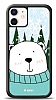 Dafoni Art iPhone 12 Mini 5.4 in Snow Bear Klf