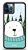Dafoni Art iPhone 12 Pro Max 6.7 in Snow Bear Klf