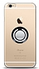 iPhone 6 / 6S Siyah Tutuculu effaf Klf