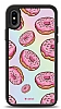 Dafoni Hologram iPhone XS Max Pembe Donut Klf