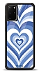 Dafoni Glossy Samsung Galaxy S20 Plus Blue Hearts Klf