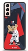 Dafoni Art Samsung Galaxy S21 Baseball Bear Klf