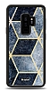 Dafoni Glossy Samsung Galaxy S9 Plus Simli Mavi Prizma Klf