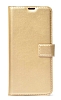 Kar Deluxe Samsung Galaxy M11 Kapakl Czdanl Gold Deri Klf