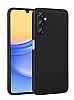 Samsung Galaxy A15 Mat Siyah Silikon Klf