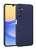 Samsung Galaxy A15 Mat Lacivert Silikon Klf